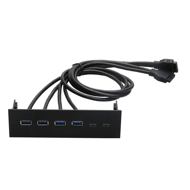 Painel frontal do computador PC com 4 portas USB3.0 Cabo USB de 60 cm