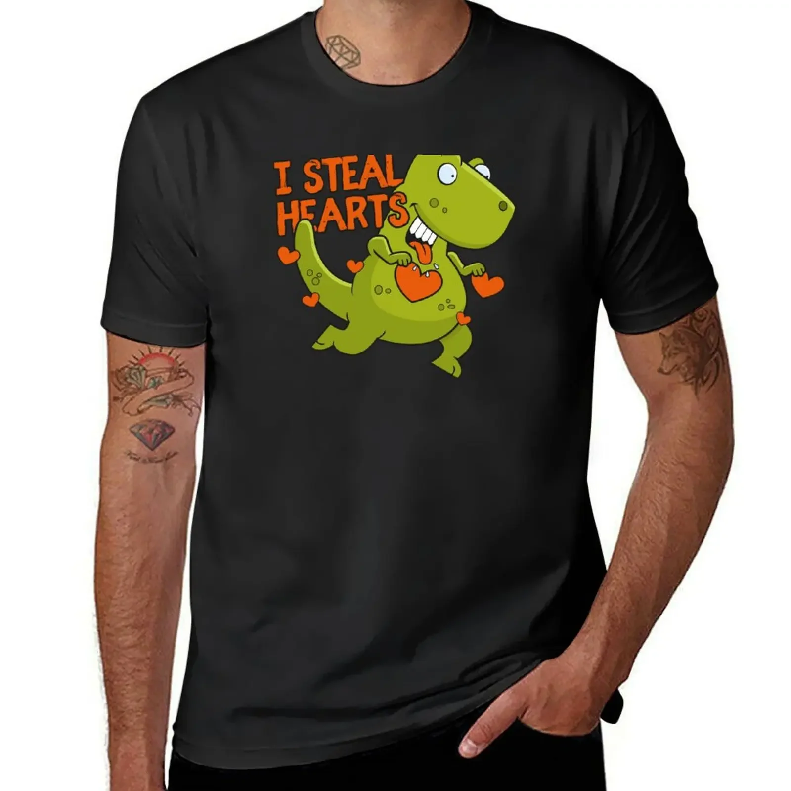 I Steal Hearts T-Shirt boys whites heavyweights summer clothes oversizeds mens graphic t-shirts big and tall