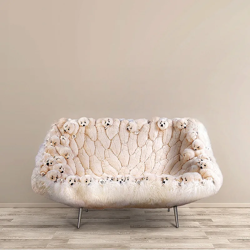 Chair Doll Chair Fabric Polar Bear Sofa Chair