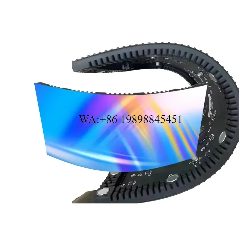 WMWMNU Flexible Indoor Outdoor P1.86 P2 P2.5 P3 P4 Curved LED Panel Display 320X160mm Full Color Cylinder Screen SDK for