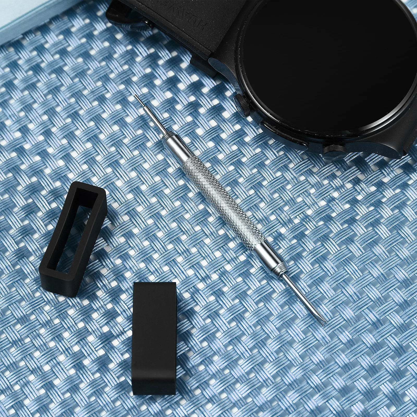 7Pcs Watch Band Accessories Professional Repair Tools Spring Bar Remover Metal Bracelet Opener Connecting Pin Remover 1.5x22mm