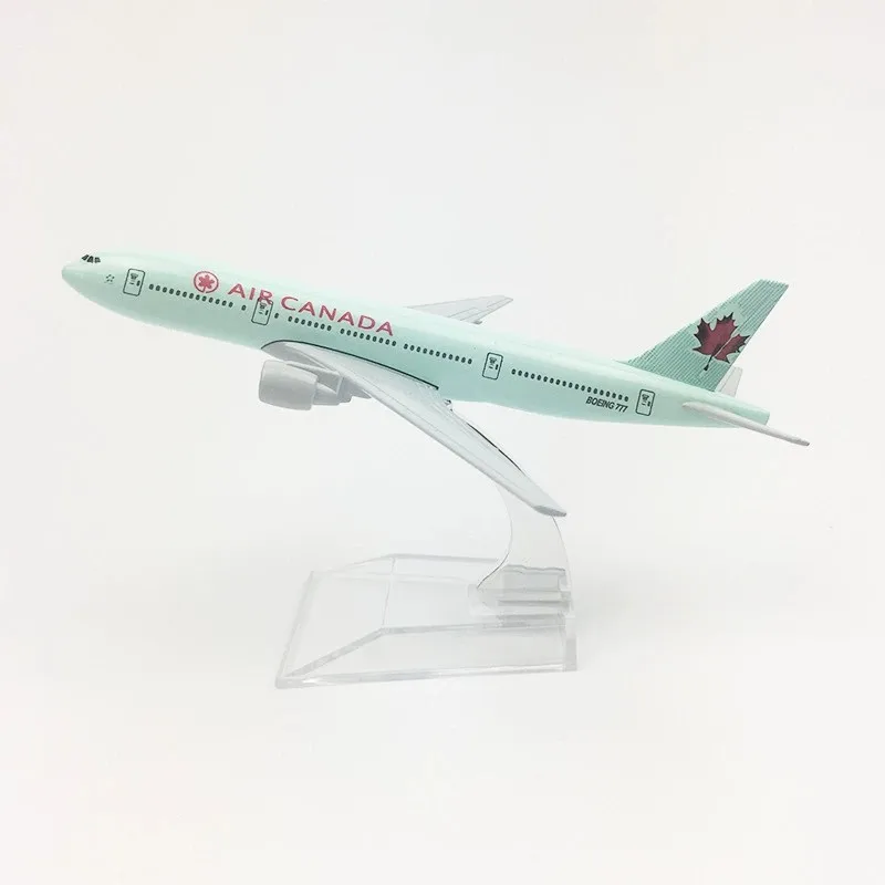 

16cm Canada B777 Airways 1/400 Metal Scale Aircraft Model Replica Diecast Airplane Miniature Display Gift Collection Toy Planes