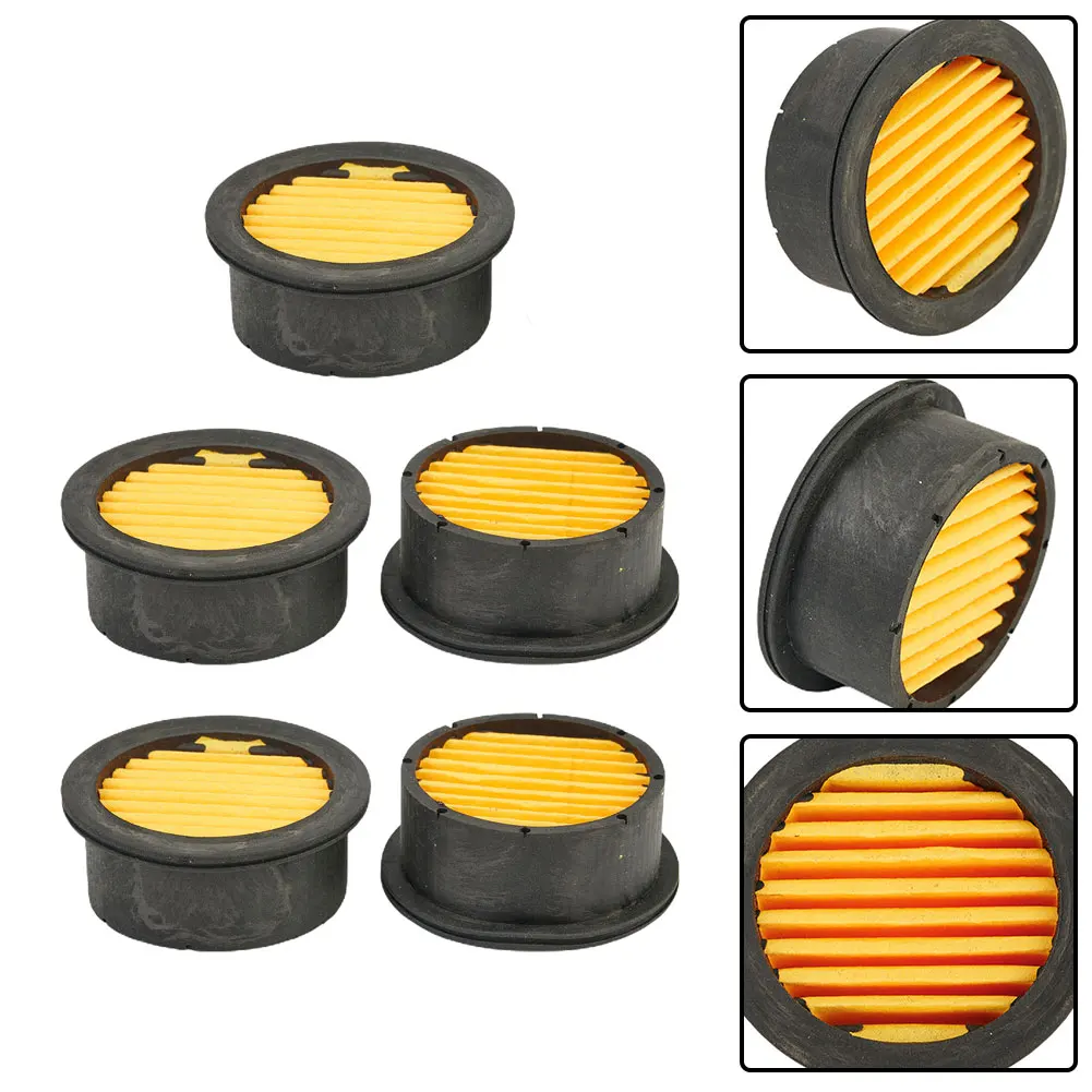 Vacuum Filter Element Filter Filter Accessories Air Compressor Plastic Tools Workshop 5Pcs Kit Parts Pump Repair Replacement Set