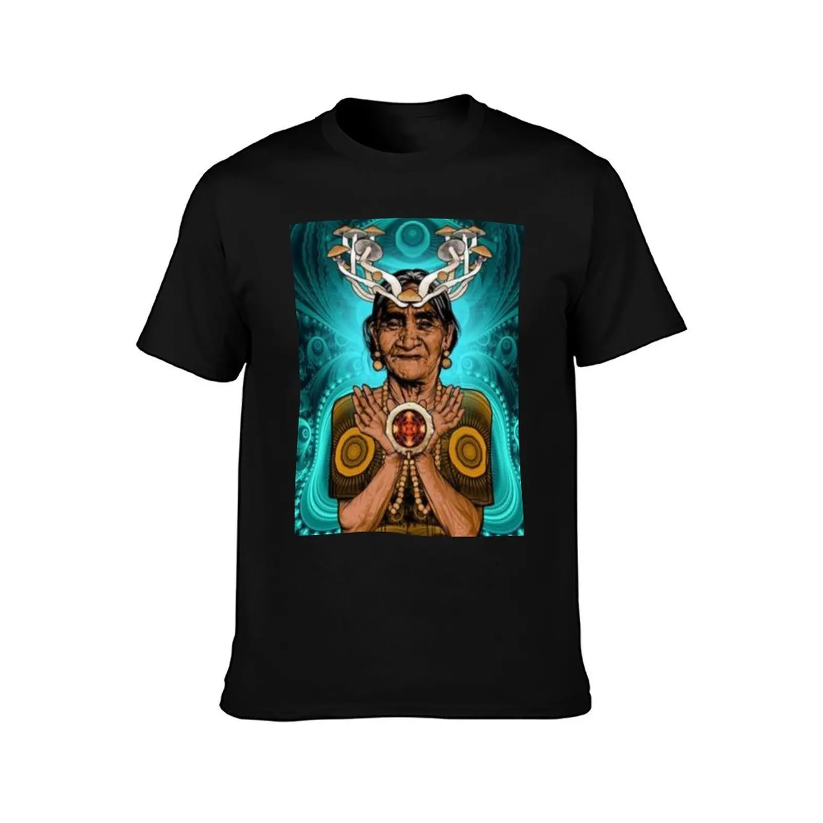 Maria Sabina Spiritual Medicine T-Shirt Work Wear Lightweight Tee T-Shirt