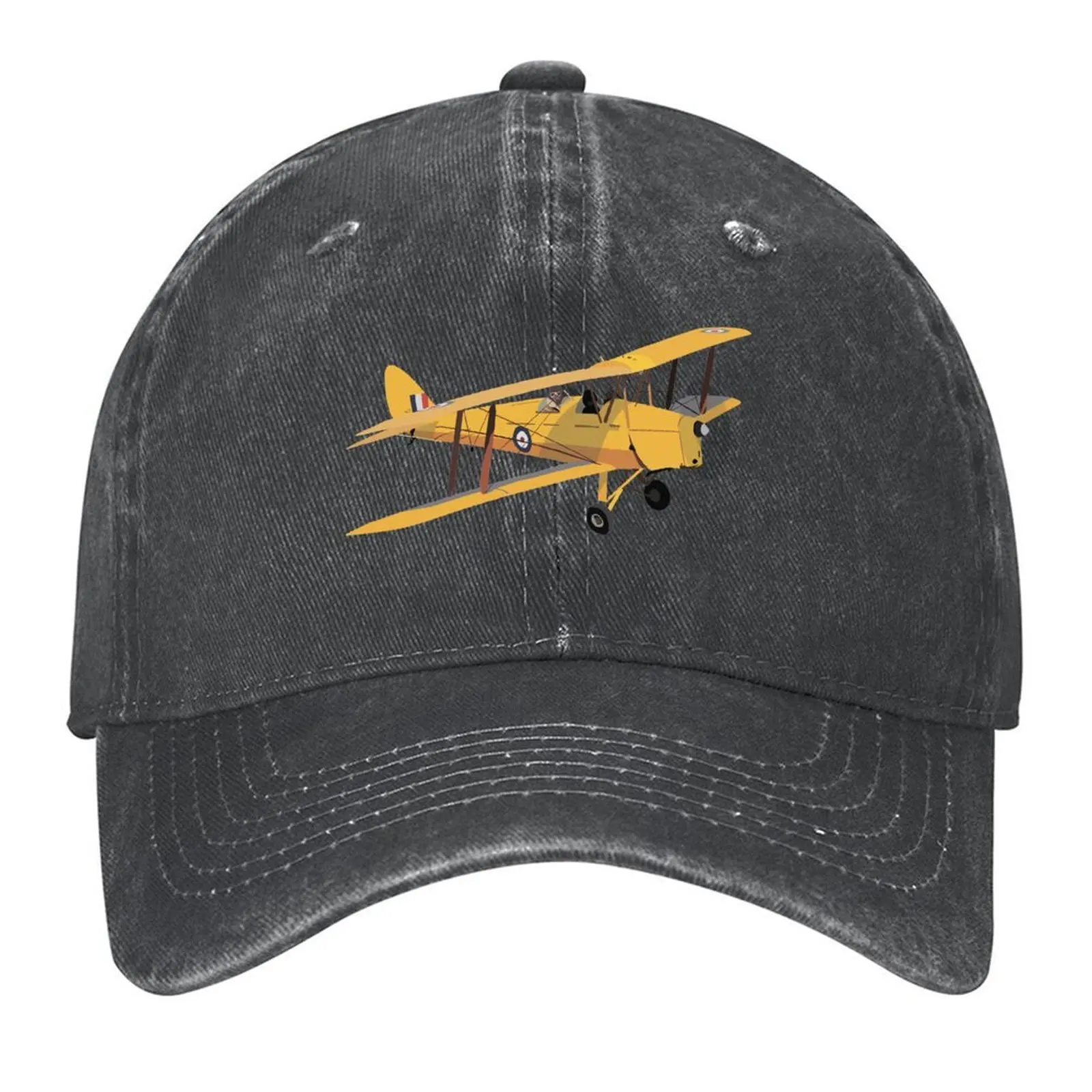 

de Havilland DH.82 Tiger Moth British WW2 Airplane Baseball Cap Unique hats Beach Bag fishing hat beach hat For Girls Men's