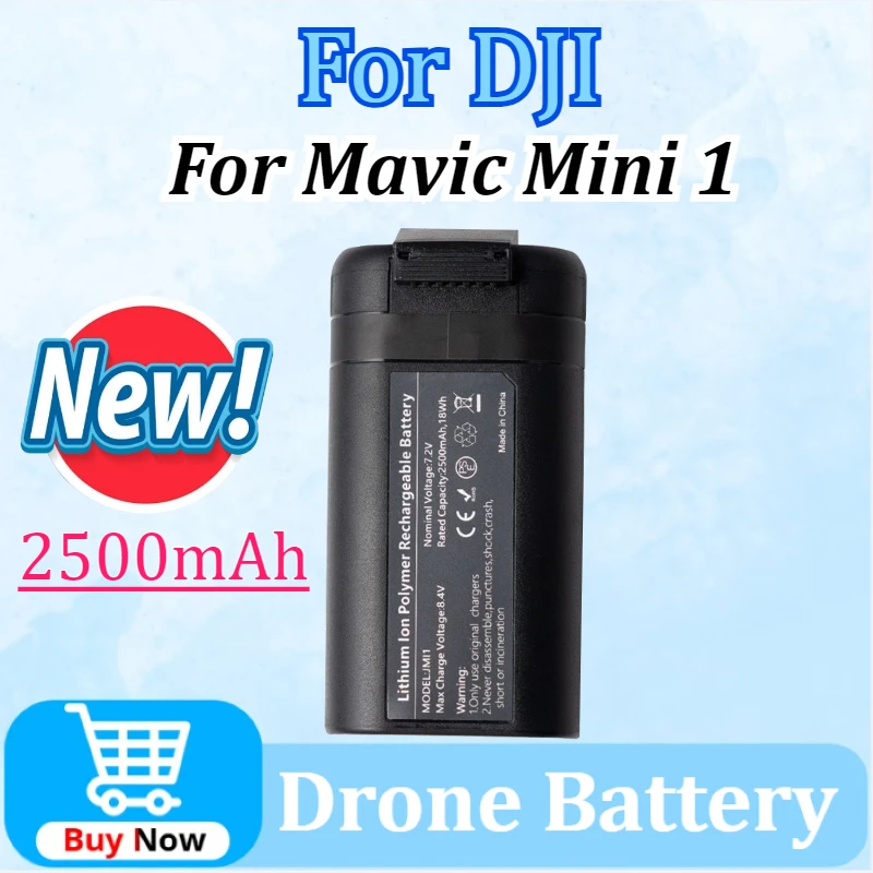 

7.2V 2500mAh 18Wh Drone Battery for DJI Mavic Mini 1 Drone Smart Flight Battery Accessories High Quality Rechargeable Battery