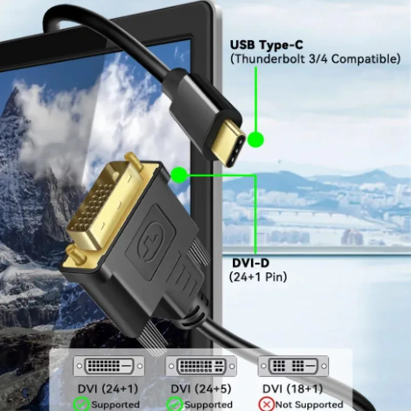 1.8M USB-C To Dp/Hd…