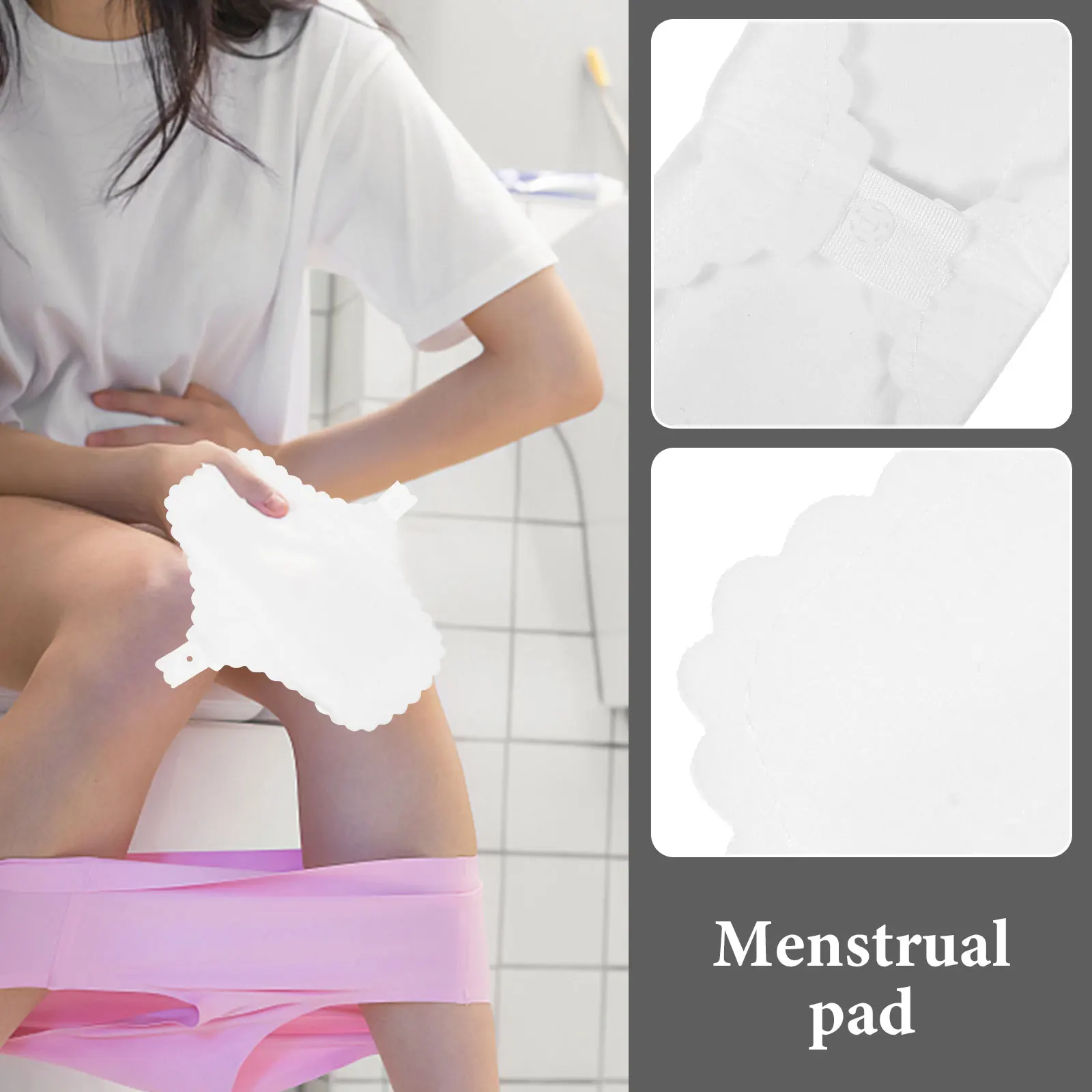 

10Pcs Reusable Waterproof Menstrual Pads Cotton Panties Liner Washable Absorbent Sanitary Napkins Comfortable for Women Period