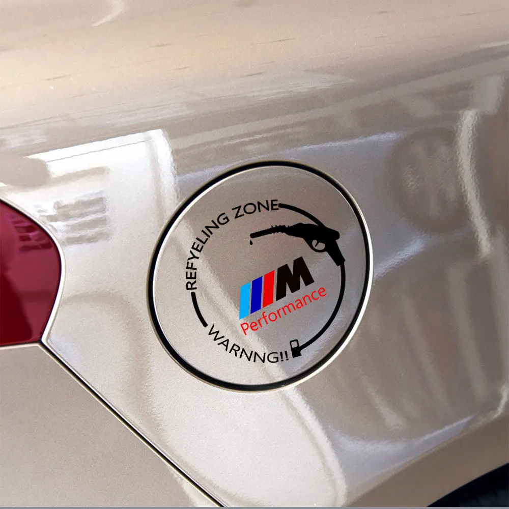 For BMW M Performance E28 E39 E46 E52 E60 E71 E87 E92 X1 X2 X3 X4 X5 X6 F10 New Style Cool Car Fuel Tank Cap Decoration Stickers