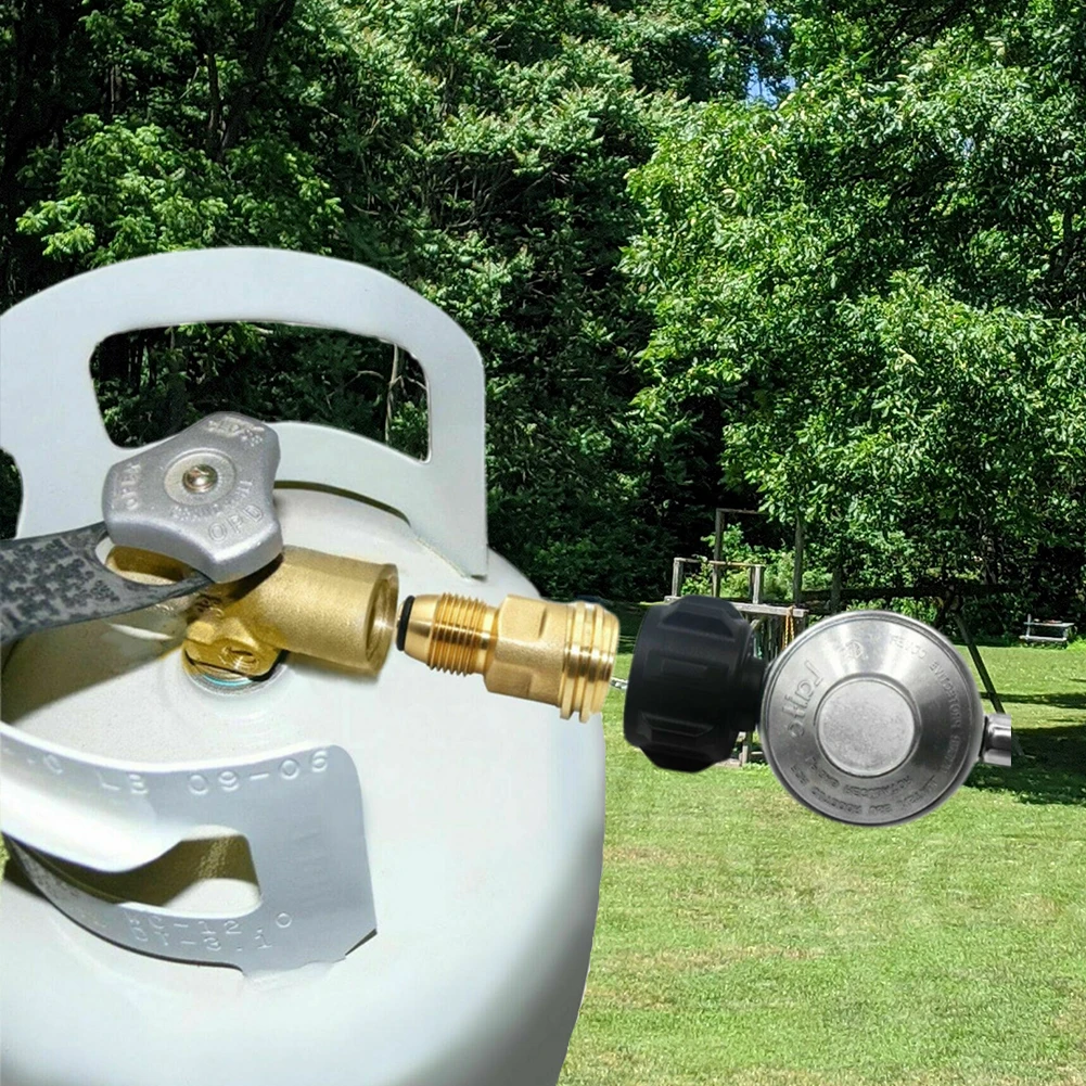 

Износостойкий сервисный клапан для пропана, герметичный соединитель для заправки пропаном, устойчивый к утечкам, для кемпинга на открытом воздухе