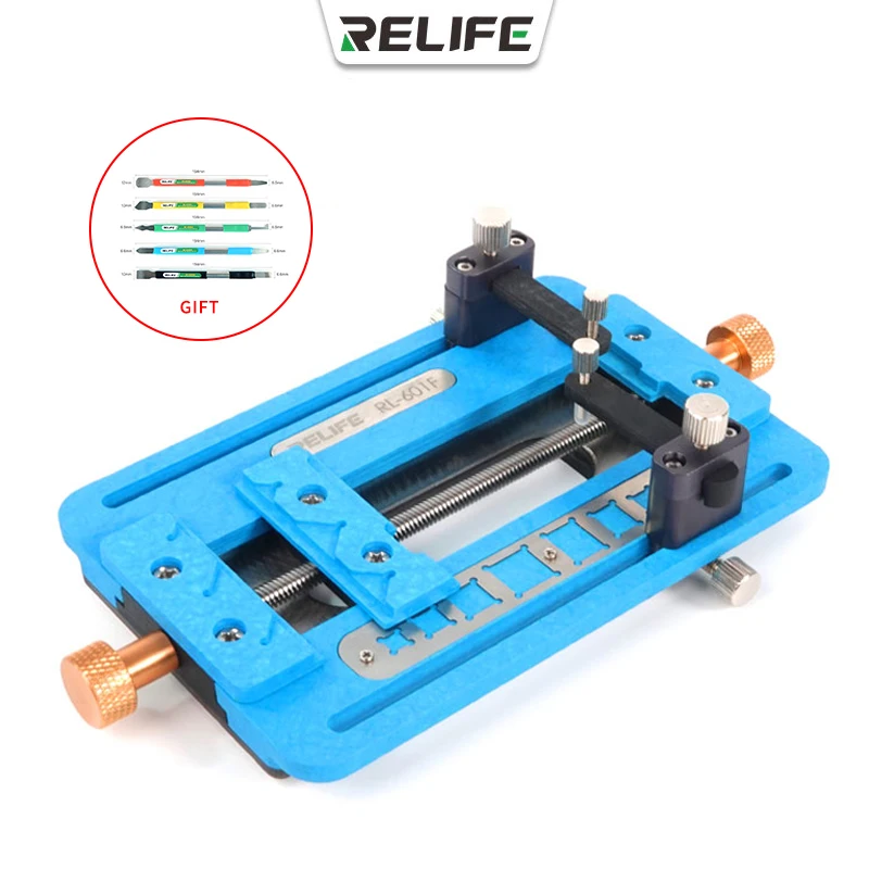 RL-601F multifunctionele reparatiearmatuur voor mobiele telefoons op het moederbord, multifunctionele positionering, extra dubbele track-klemmen