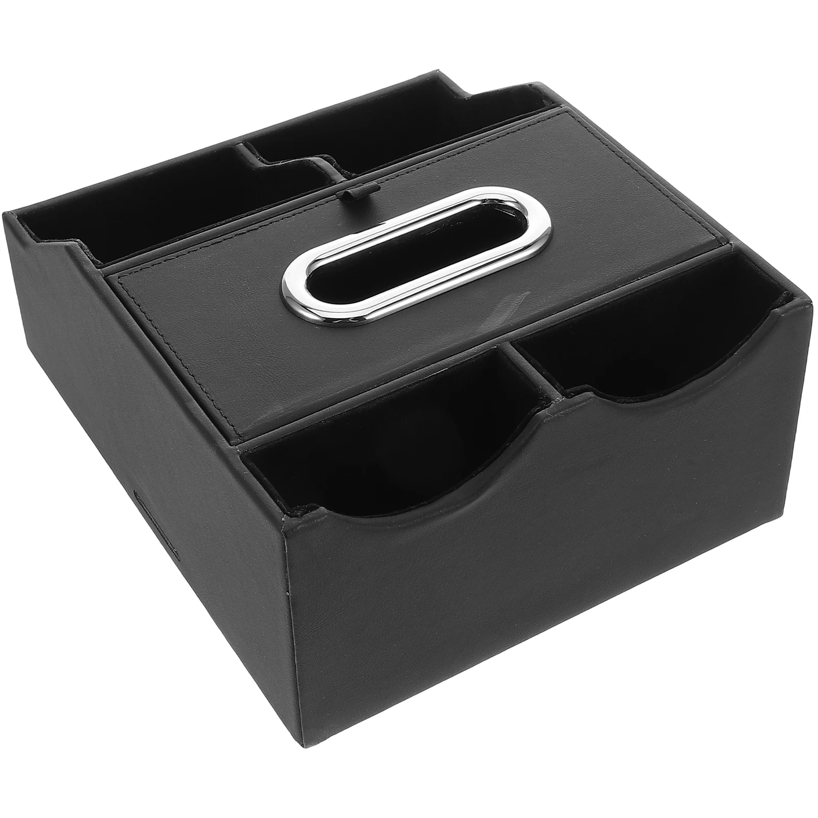 

Car Storage Box Multi Functional Organizer Napkin Holder Tissue Dispenser Cup Console Accessory Vehicle Interior Decor Car