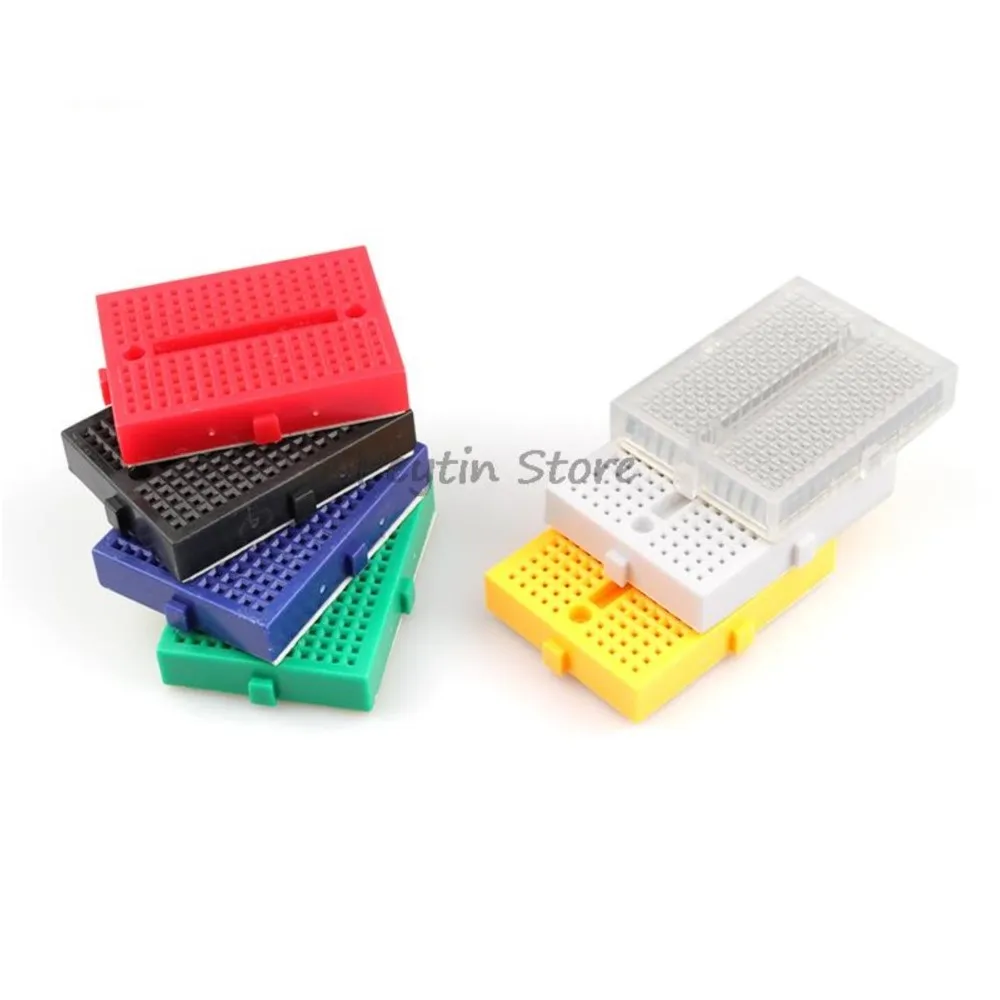 1Pc SYB-170 35x47mm Breadboard Experiment Board Circuit Board Hole Board Blue Green Black Red Yellow White Transparent