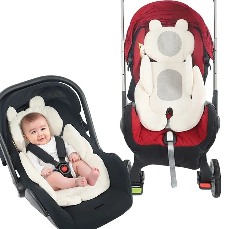 Baby Carrying Basket Cushion Newborn Safety Seat Cushion Backrest Cushion Rocking Chair Baby Stroller Cotton Cushion Accessories