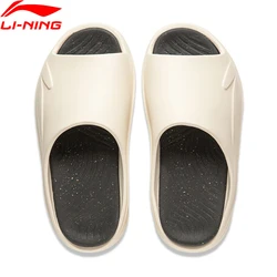 Li-Ning Men Women SOFT SLIPPER Stylish Outdoor Slippers Breathable Leisure Sport Shoes Unisex Comfortable Beach Sandals AGAU003