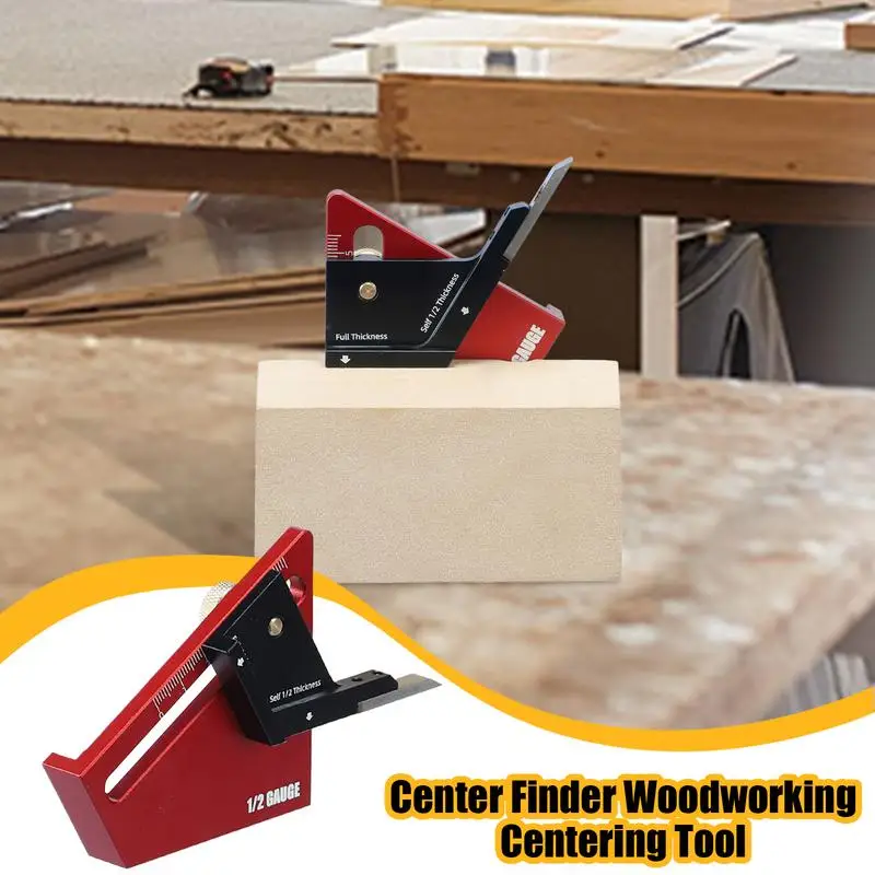 

Center Finder Center Scriber Aluminum Alloy Precision Compact Scriber Fit Less Than 58mm Thick For Engineering Template Drilling