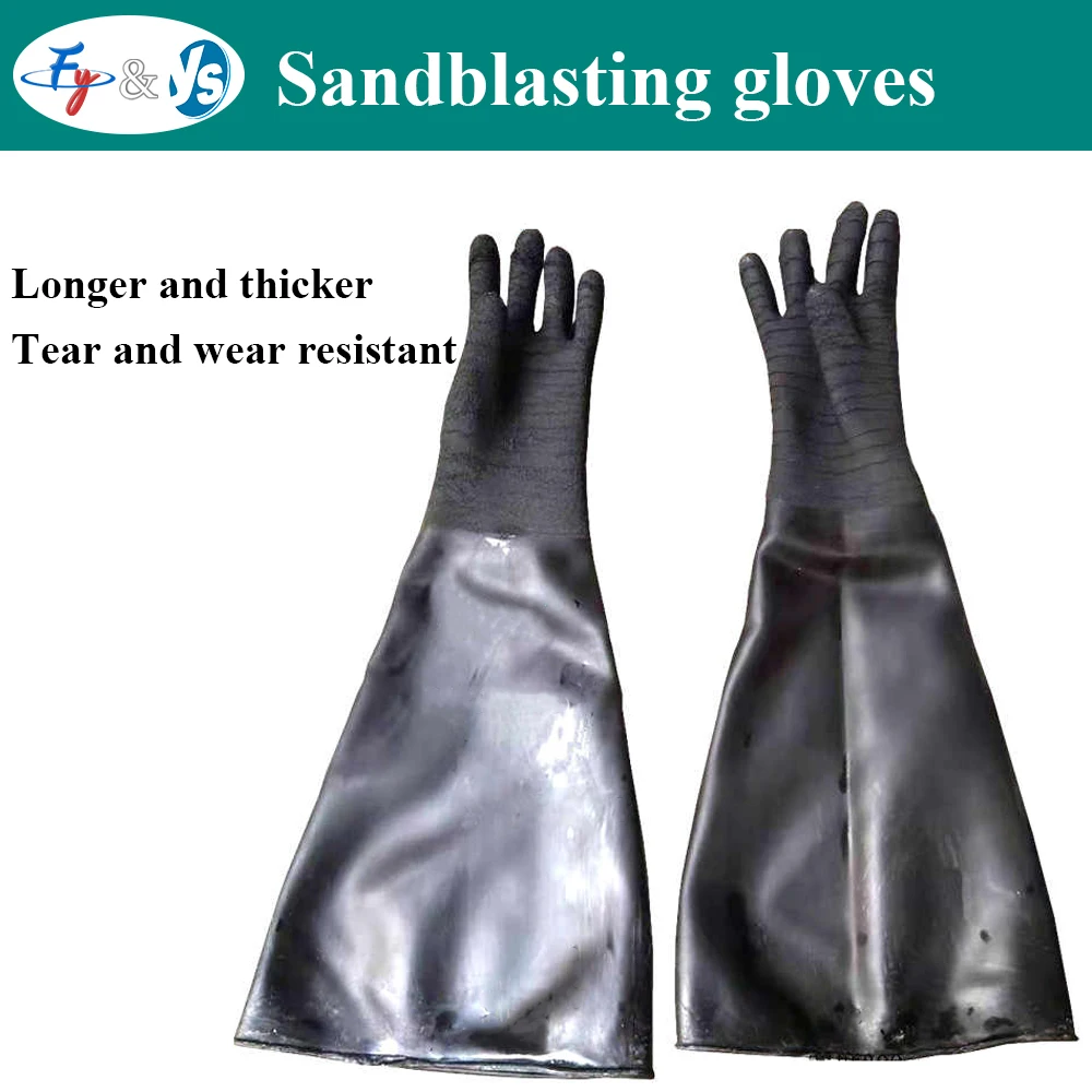 Resistant Sandblasting Labor Protection Gloves Sandblasting Gloves Wear-resistant and Non-slip Gloves Acid and Alkali