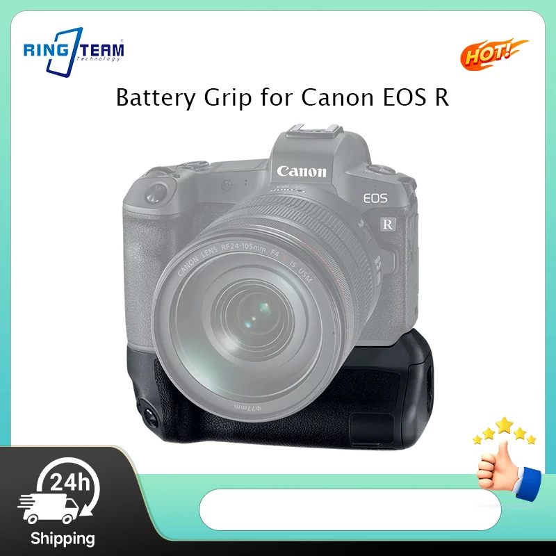 

BG-E22 Vertical Battery Grip for Canon EOS R Works with LP-E6N and with Wireless Remote for Professional Photography