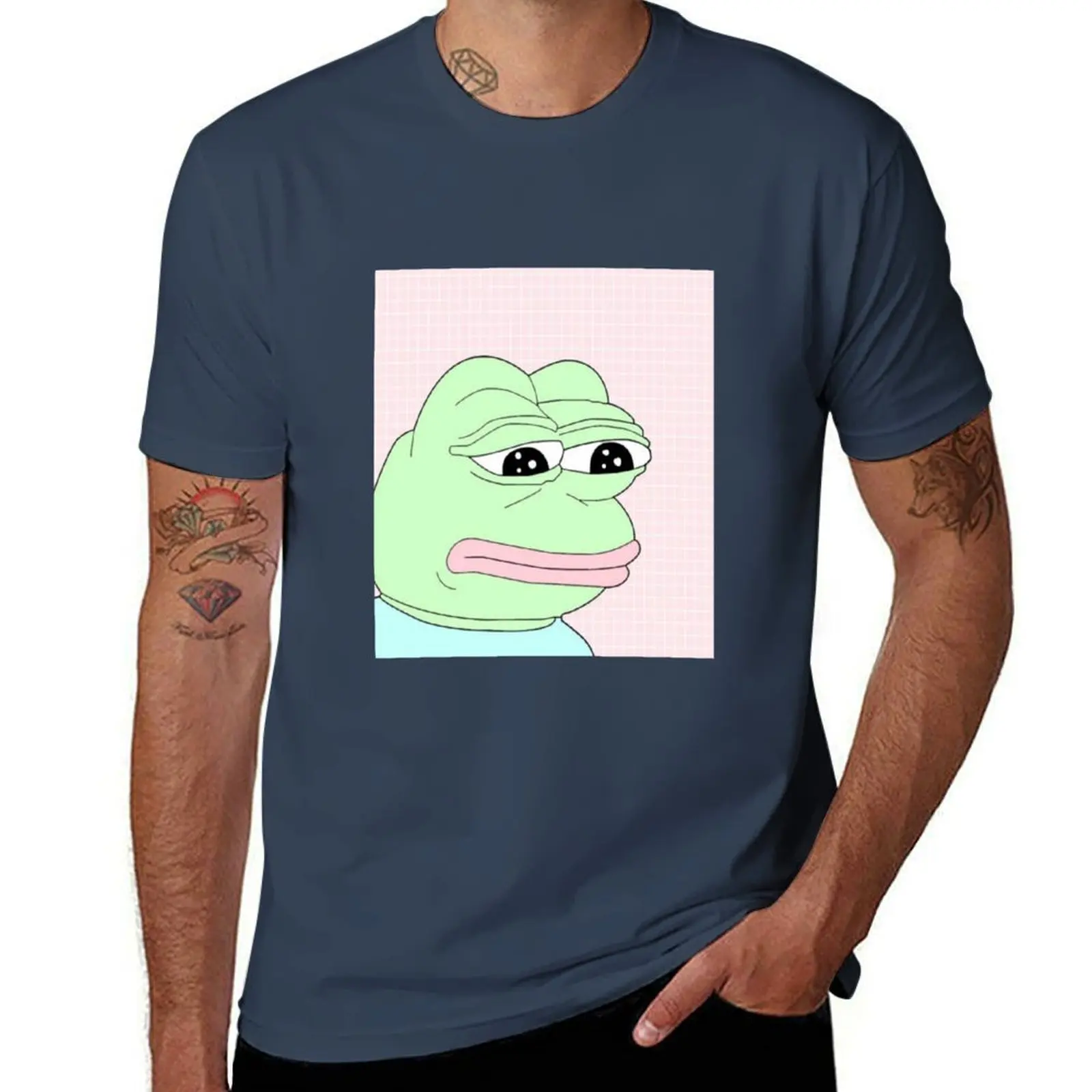 

aesthetic pepe T-Shirt Casual Light Summer Short Sleeve Top