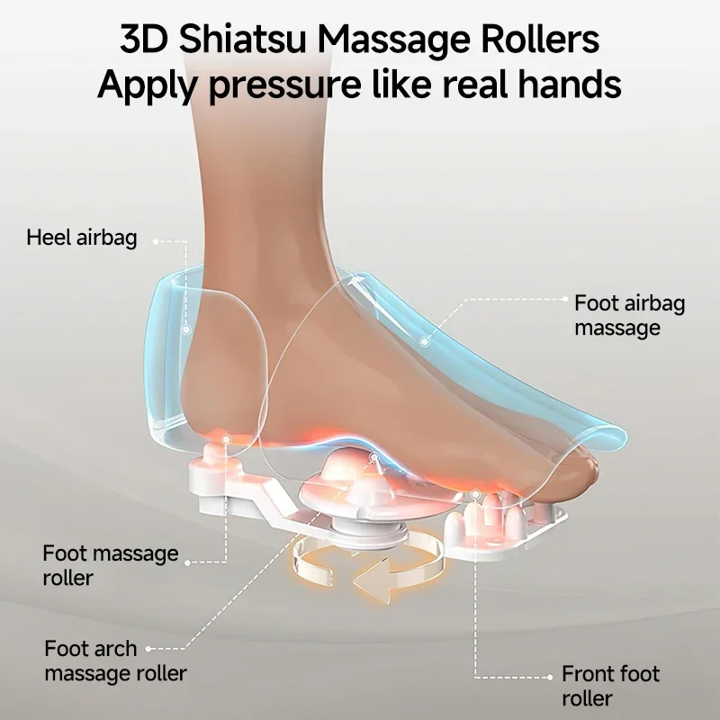 Air Compression pressure feet massage Foot massager Machine with Kneading