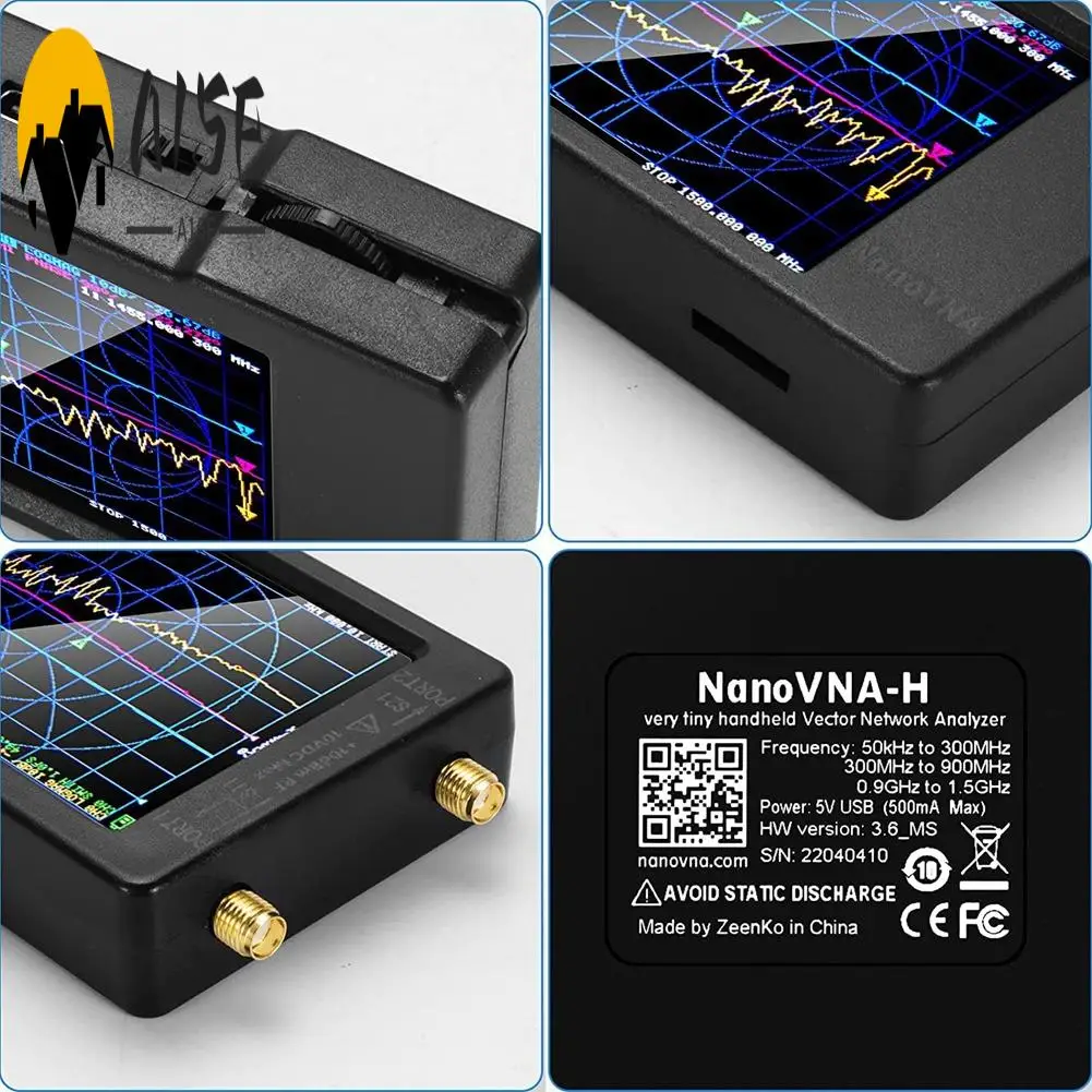 

A15F-Nanovna-H Векторный сетевой анализатор 10 кГц-1,5 ГГц Последняя версия Анализатор спектра 3,6 Анализатор спектра с калибровкой SMA
