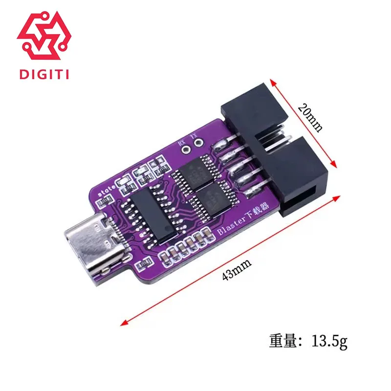 ​ ​ USB Blaster Programmer (кабель загрузки Altera CPLD/FPGA) ​ ​ ​ ​ (Высокоскоростной и стабильный, без проблем перегрева) ​