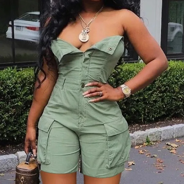 

Джинсовые женские комбинезоны, цельные джинсы без бретелек без рукавов, комбинезоны, брюки, комбинезоны Y2k, уличная одежда, короткие комбинезоны с карманами