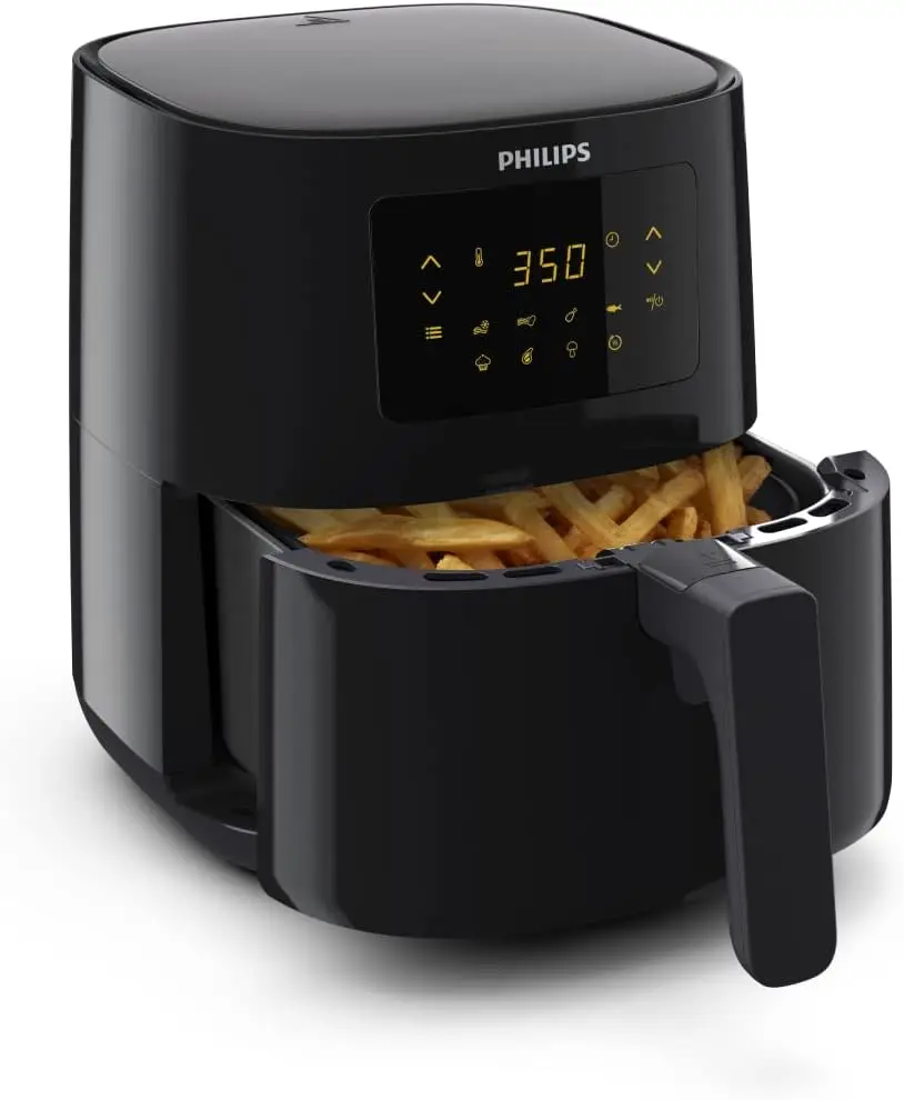 3000 Series Air Fryer Essential Compact with Rapid Air Technology, 13-in-1 Cooking Functions to Fry, Bake, Grill, Roast & Reheat