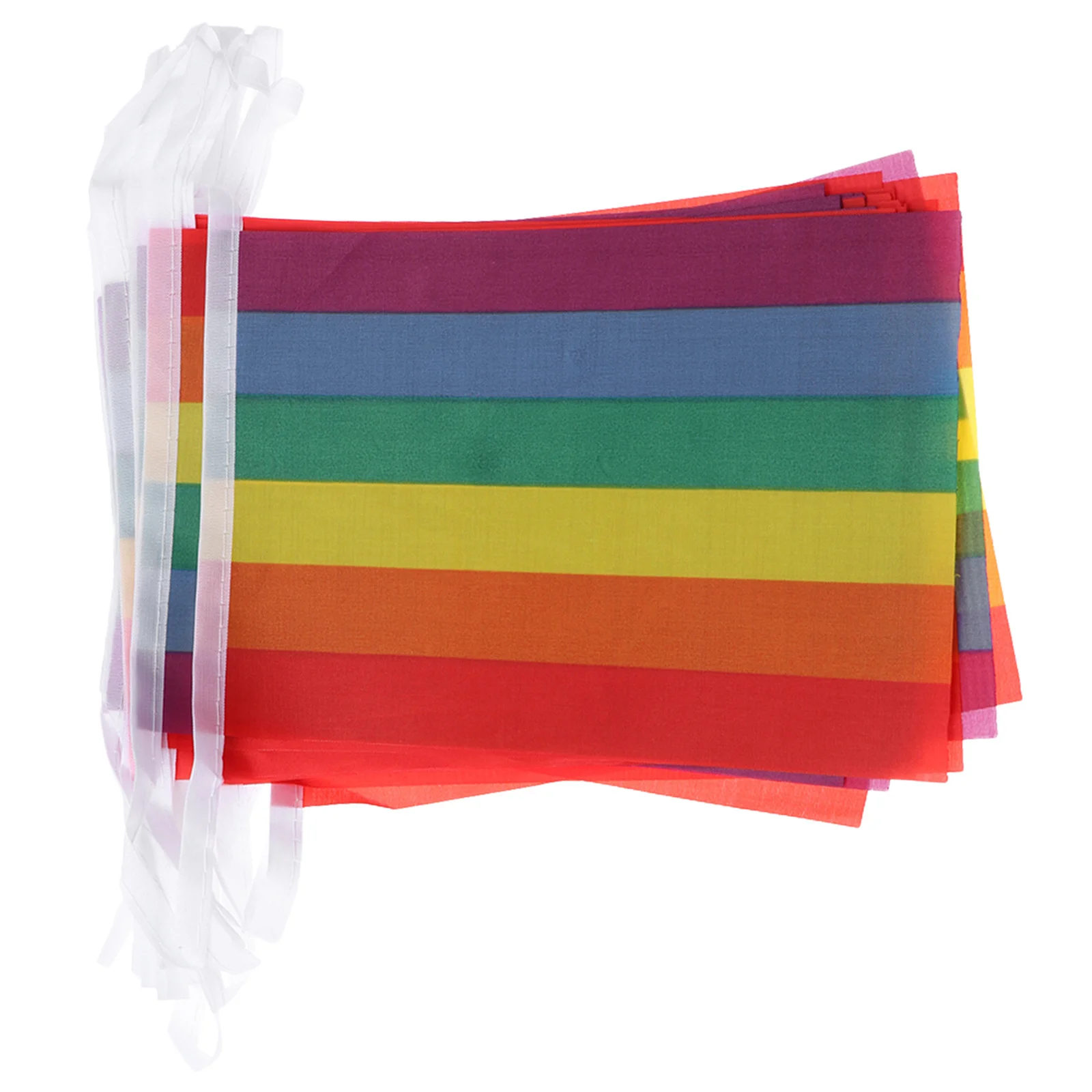 38 قطعة قوس قزح سلسلة العلم الرايات راية جارلاند في الهواء الطلق حقوق الإنسان مثلي الجنس مثليه فخر الحدث ديكور