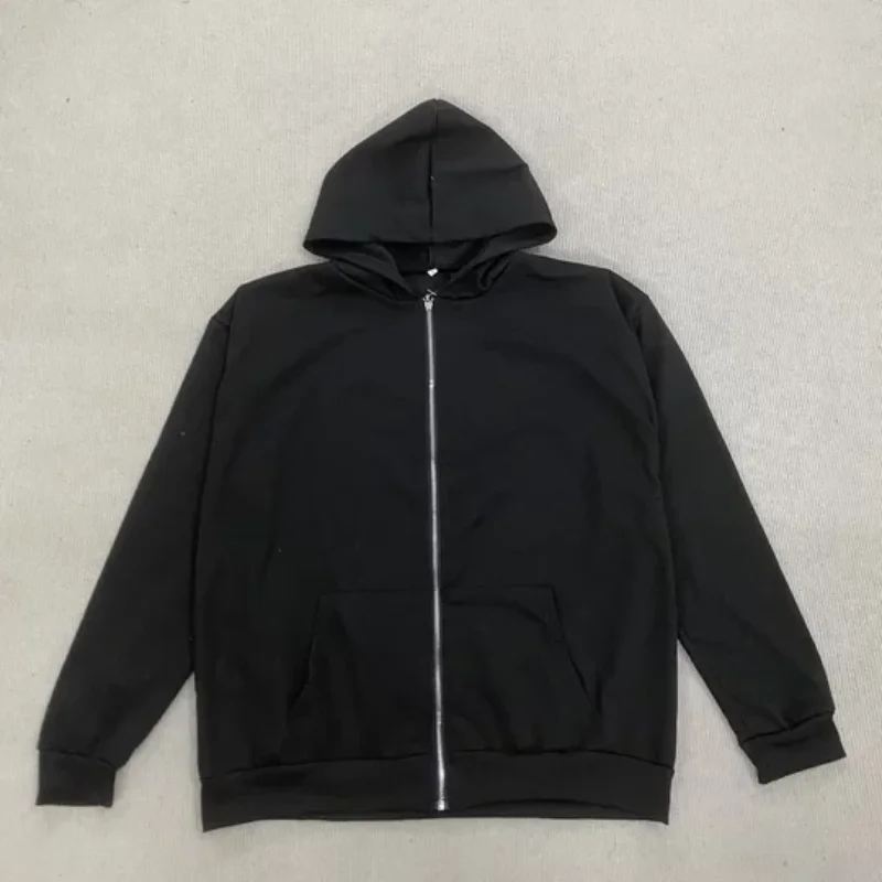 العصرية الشتاء الوجهين يمكن ارتداؤها الرجعية ليوبارد طباعة سترة قلنسوة بسحاب فضفاض الترفيه ملابس خارجية الرجال الملابس النسائية #6