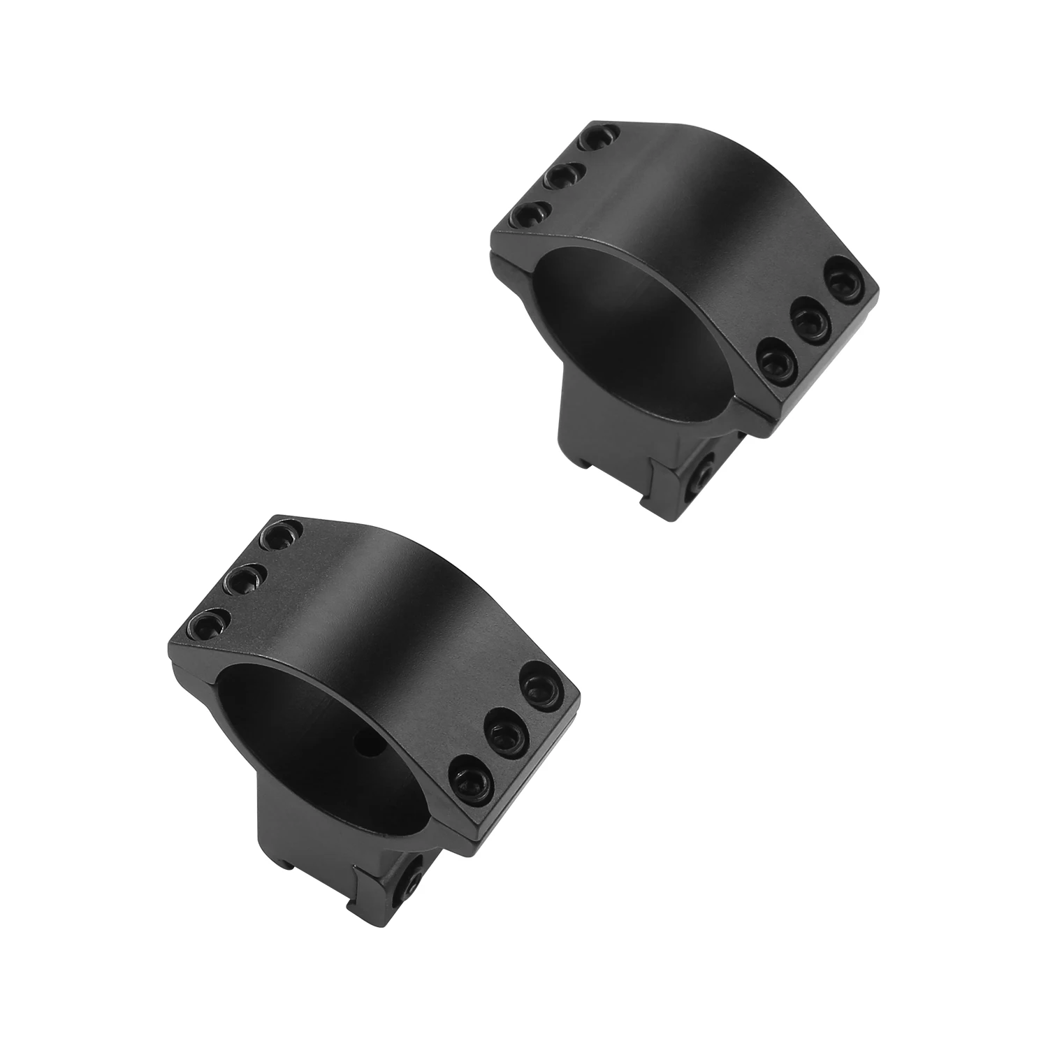 T-Eagle 34mm Weaver Scope Rings High Profile - Set of 2 with One Stop Pin for 11mm Dovetail Rails Eagle Hunting Rifle Mounts