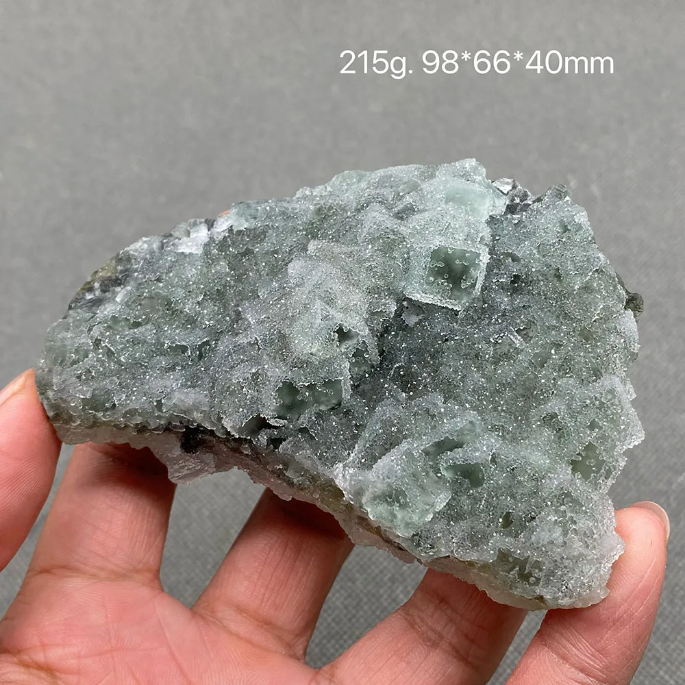 100% natural China fujian green vitreous fluorite mineral standard crystal ore specimen gemstone