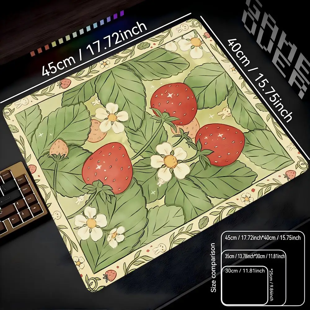 

Small Green Mouse Pads Mouse Carpets Cute Desk Mats Gaming Accessories Mouse Mat Gamer Surface for Computer Mouse 400*450mm