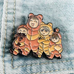 Delicious in Dungeon Frog Costume Enamel Pin Cute Frog Suits Badge Marcille Chilchuck Laios Senshi Brooch