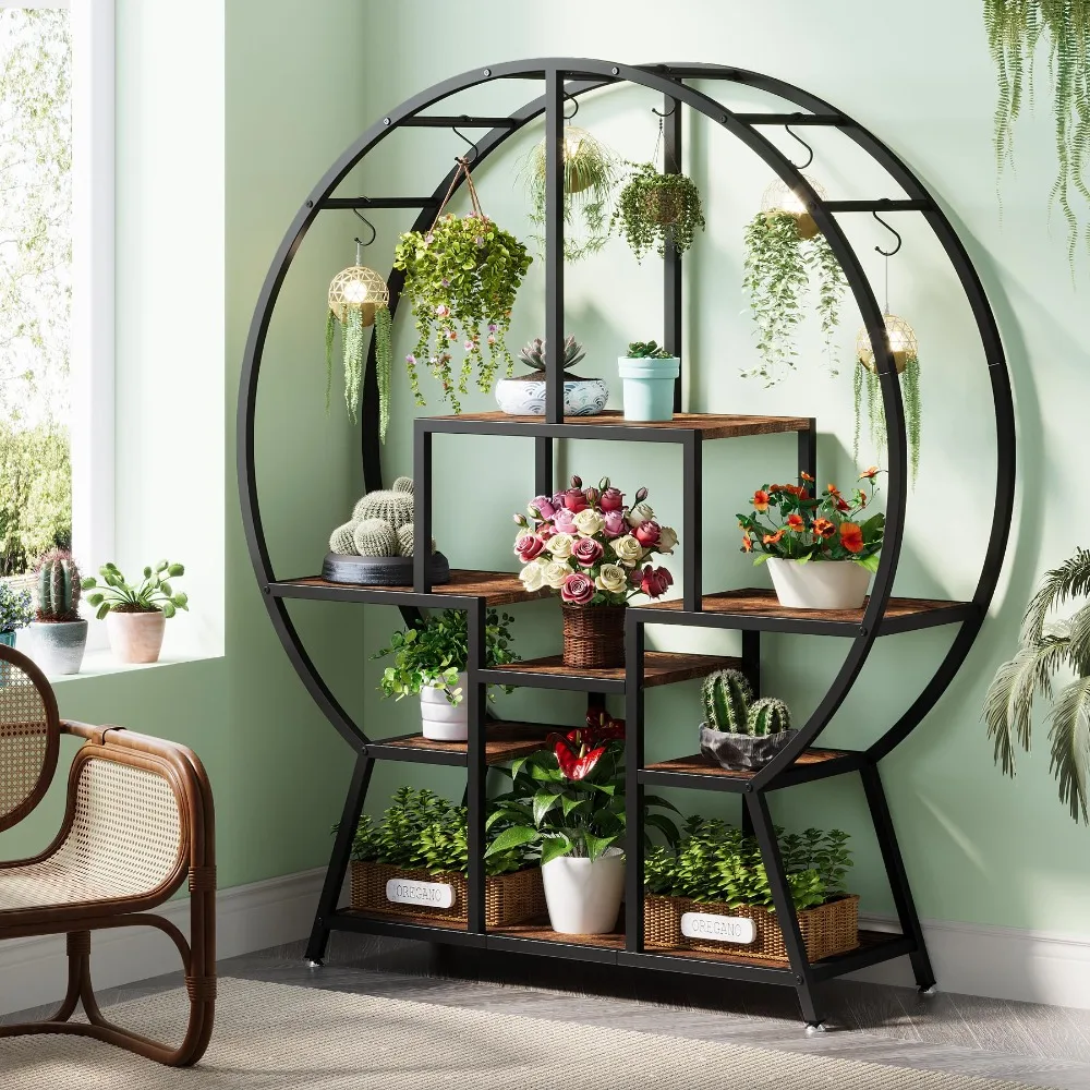 Round Indoor Plant Stand, 65