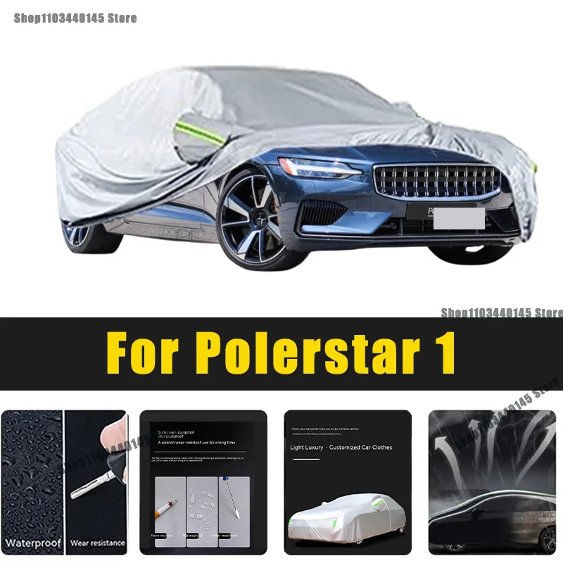 

Full Car Covers Outdoor Sun UV Protection Dust Rain Snow Oxford cover Protective For Polerstar 1 Accessories car umbrella