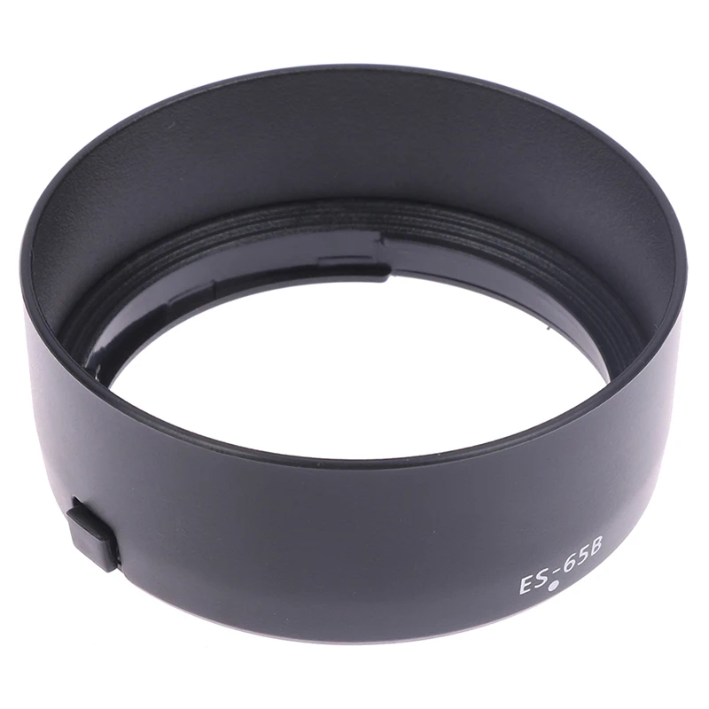 ES65B Camera Lens Hood, Capa de Sombra Solar, EOS R, RP, R5, R6 com RF 50mm, F1.8 STM, Diâmetro 43mm, Lente de Filtro