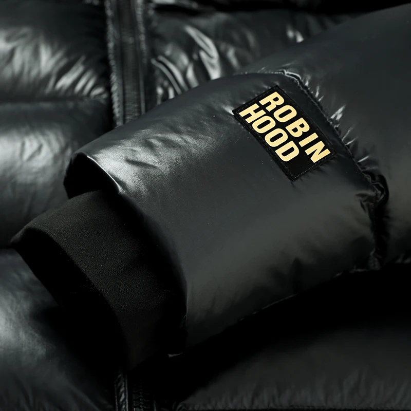 Luxury High-end Winter Down Jacket New Men's Clothing Trend Warm Hooded white Duck Puffer Coat black Men's Winter Jacket