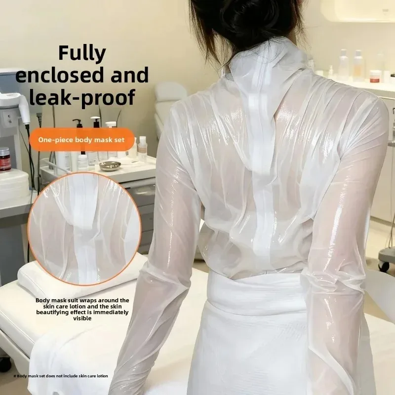 Nawilżająca, rozjaśniająca maska do ciała w płachcie, jednorazowa, do użytku domowego, zabieg spa, pielęgnacja twarzy, salon kosmetyczny, profesjonalna.