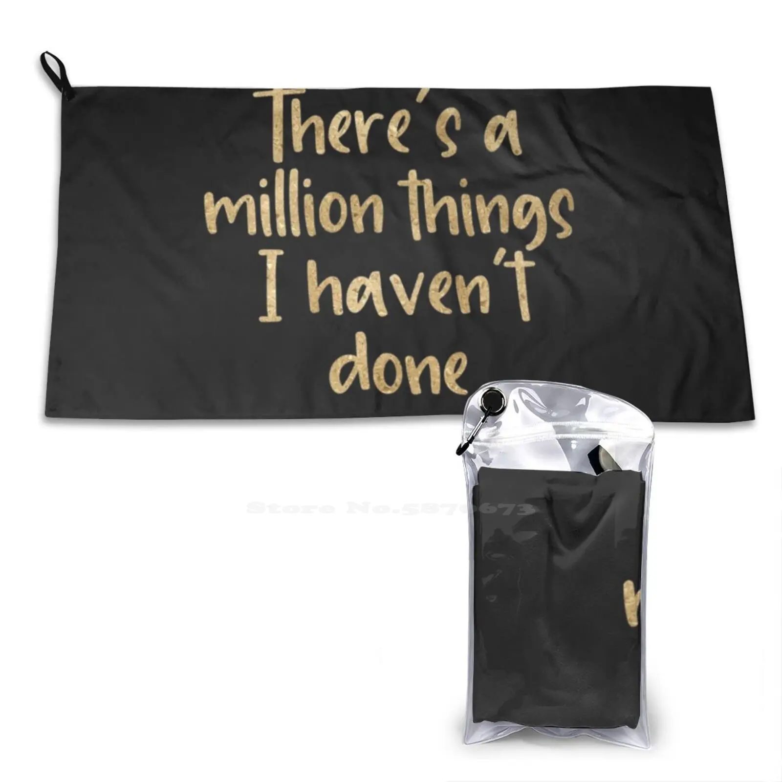 Theres A Million Things I Done Soft Microfiber Fabric Face Towel Hydro Hamiltion Musical Alexander Hamiton Hamilfilm Philip