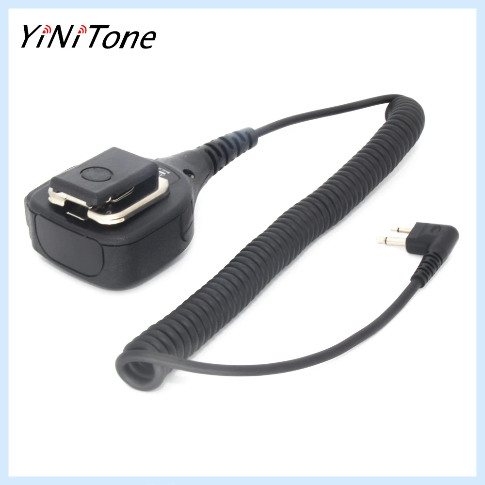 PMMN4013A 2 Pin Speaker Microphone PTT Handheld Shoulder For MOTOROLA XTN446 BPR40 EP350 MP300 CP200 PR400 P080 two way radio