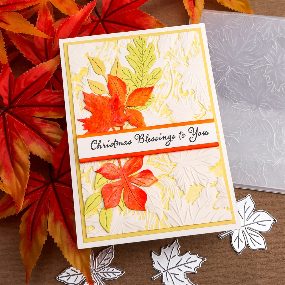 Flowers Tulips 3D Embossing Folder Background Patterns Templates For DIY Scrapbooking Card Making
