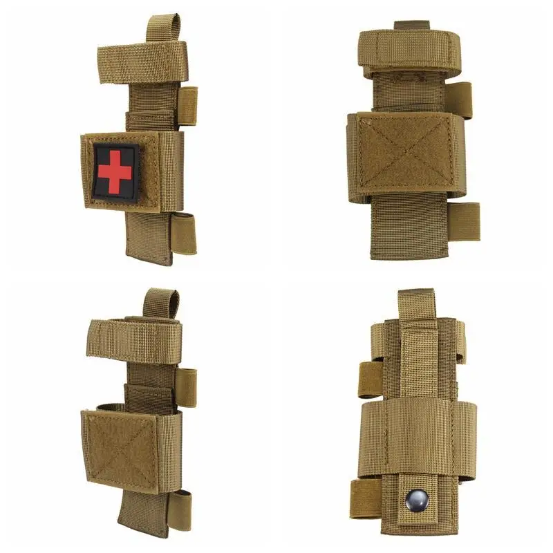 Kit primeros auxilios táctico torniquete riñonera MOLLE de nailon - imagen 4