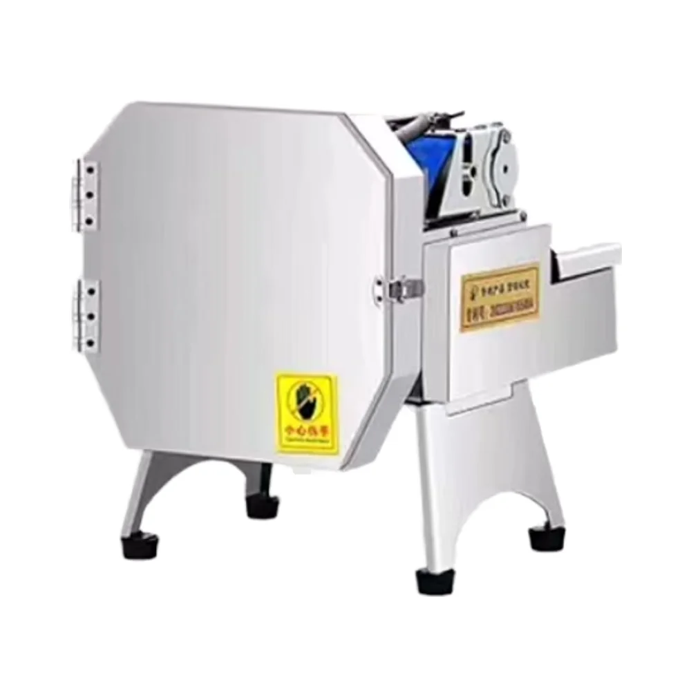 Cortadora/picadora eléctrica de frutas y verduras con Motor de zanahoria y curry de hierba y puerro de cúrcuma para planta procesadora de frutas