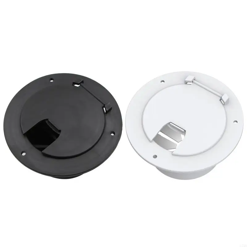 

U75E Black/White 5.2" O.D. Round RV Electric Cable for Hatch With Back For Boat Car R