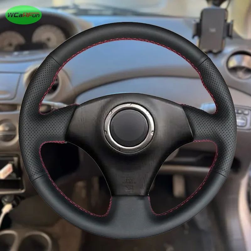 

Black Soft Faux Leather Car Steering Wheel Cover for Toyota Corolla Matrix MR2 2000-2008 RAV4 Celica IS200 IS300 1998-2005