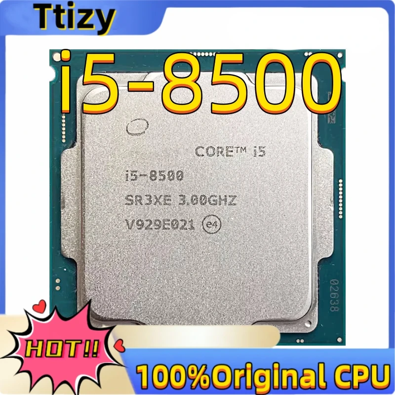 Core i5-8500 i5 8500 3.0 GHz Six-Core Six-Thread CPU 9M 65W LGA 1151