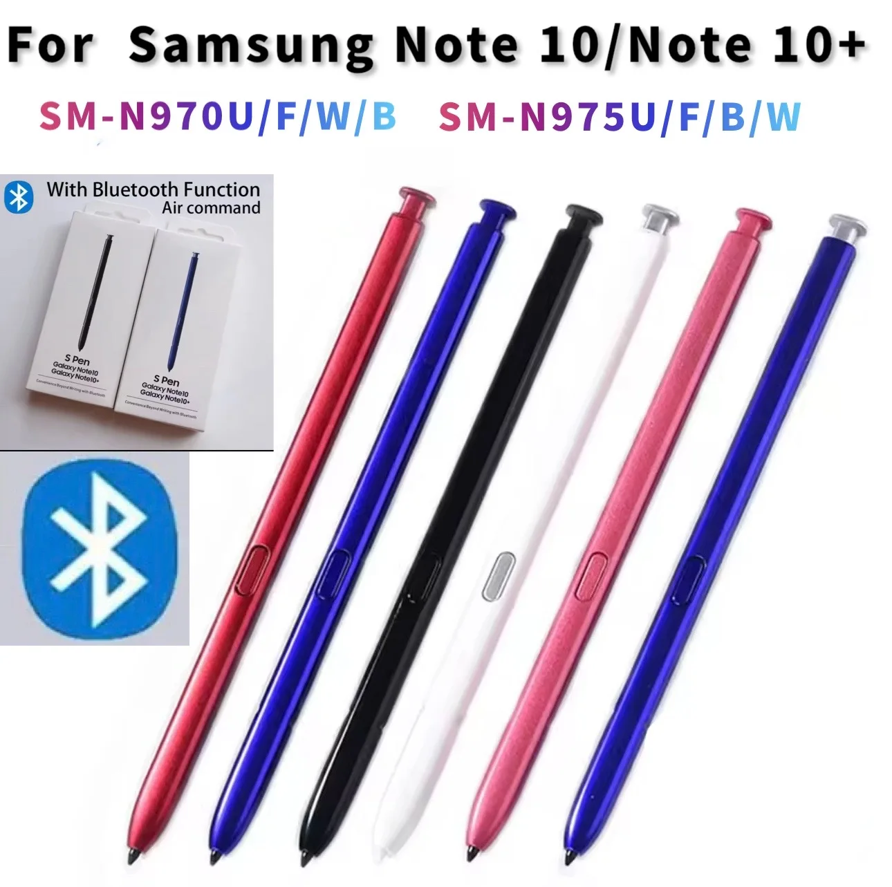 New Touch Pen Stylus S Pen For Samsung Galaxy Note 10 SM-N970 Note 10 + Plus SM- N975 With Bluetooth Function