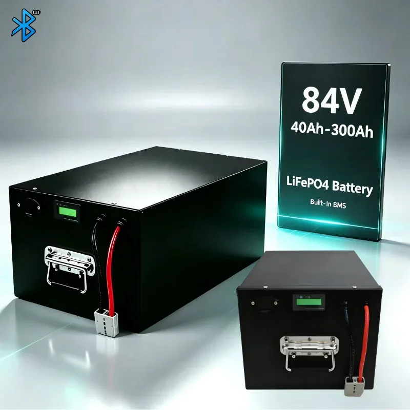 84V High Capacity LiFePO4 Battery Unit Built-In Multi-Protection BMS 50Ah~280Ah Stable Power Output For Two-Wheel EV & Sightseei