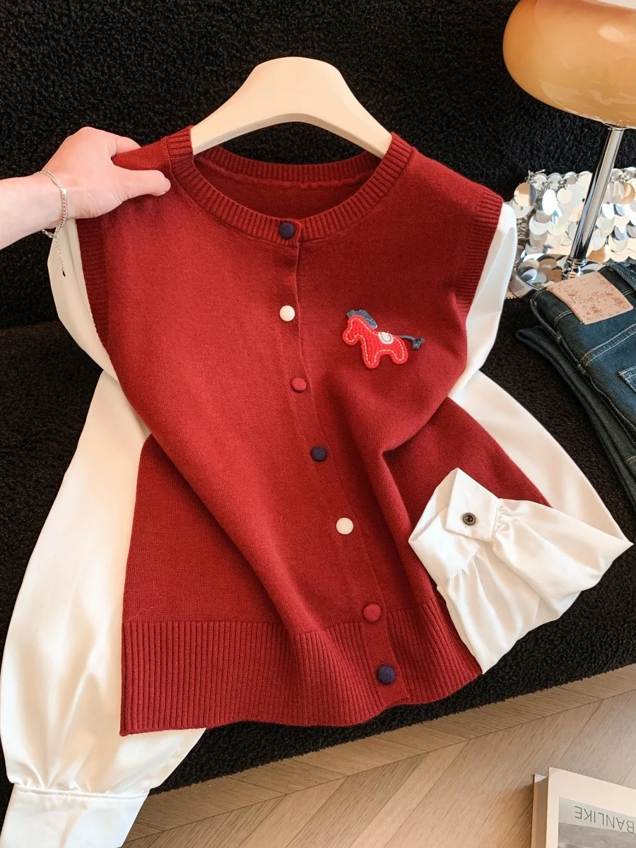 

Очаровательный вязаный кардиган с вышивкой для женщин: модный, новый, мягкий и уютный вязаный свитер на весну